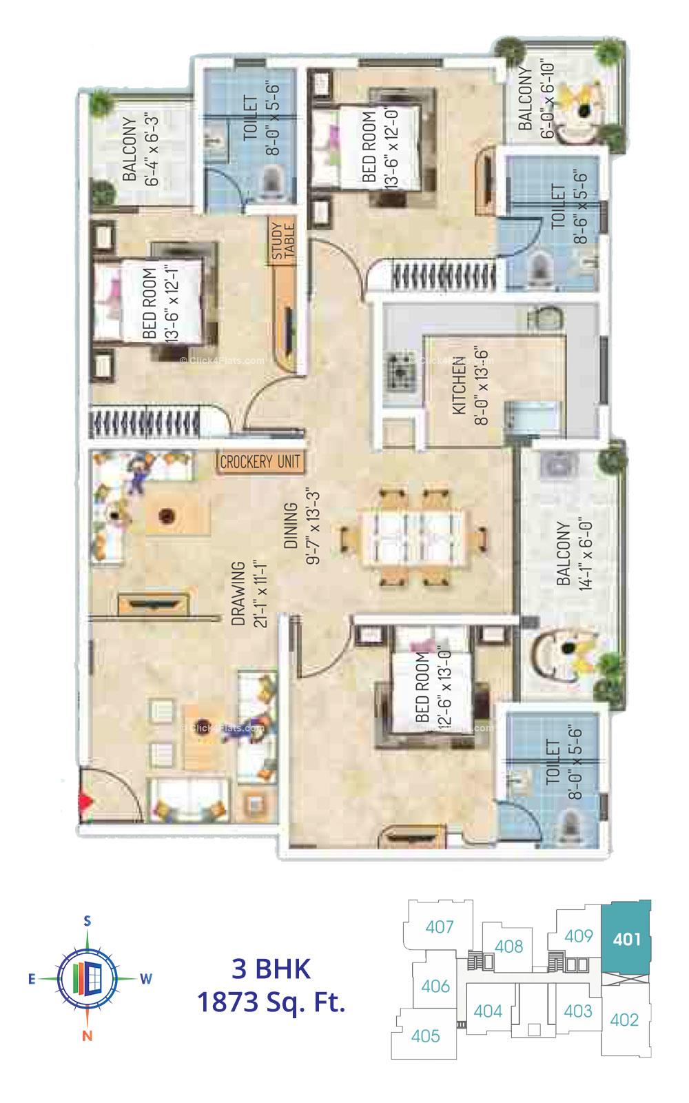 Royal Regalia 3 BHK 