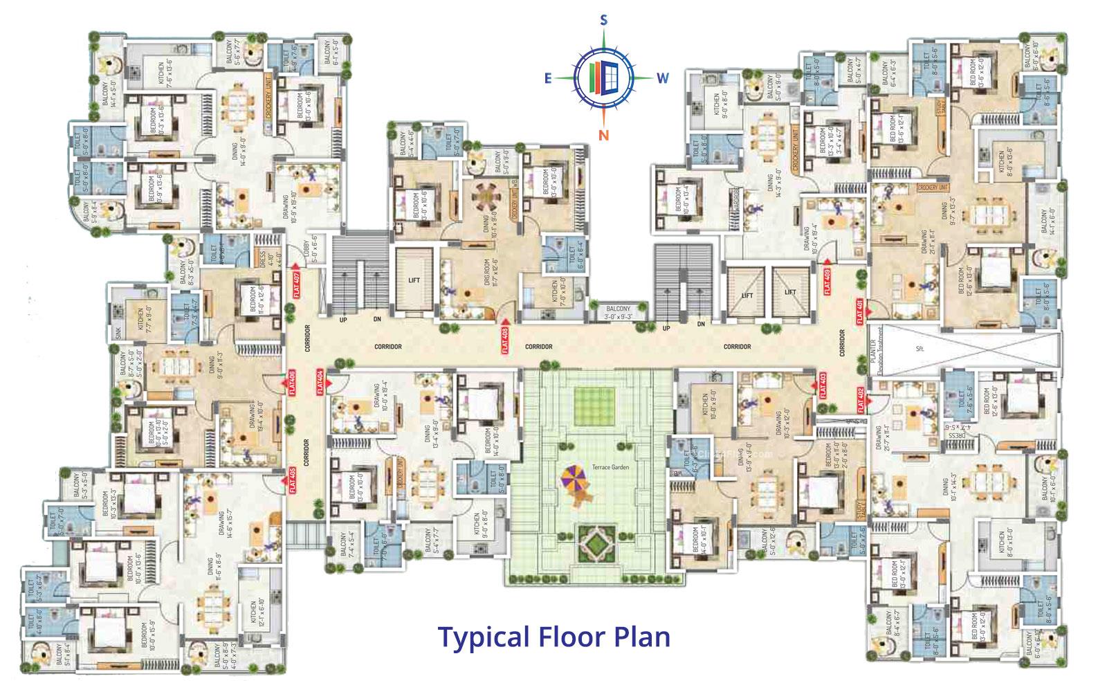 Royal Regalia Typical Floor Plan