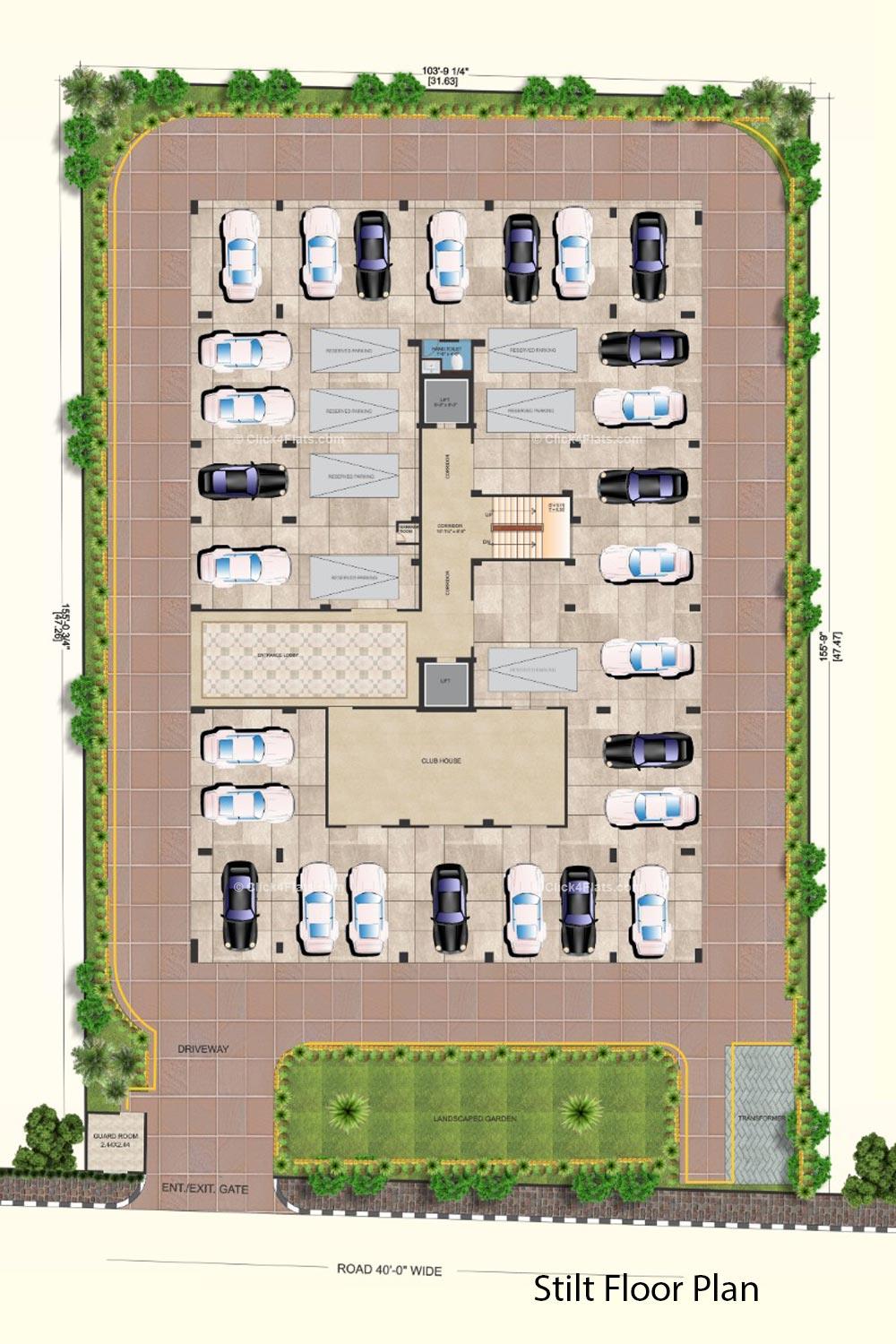 Royal Anmol Stilt Floor Plan