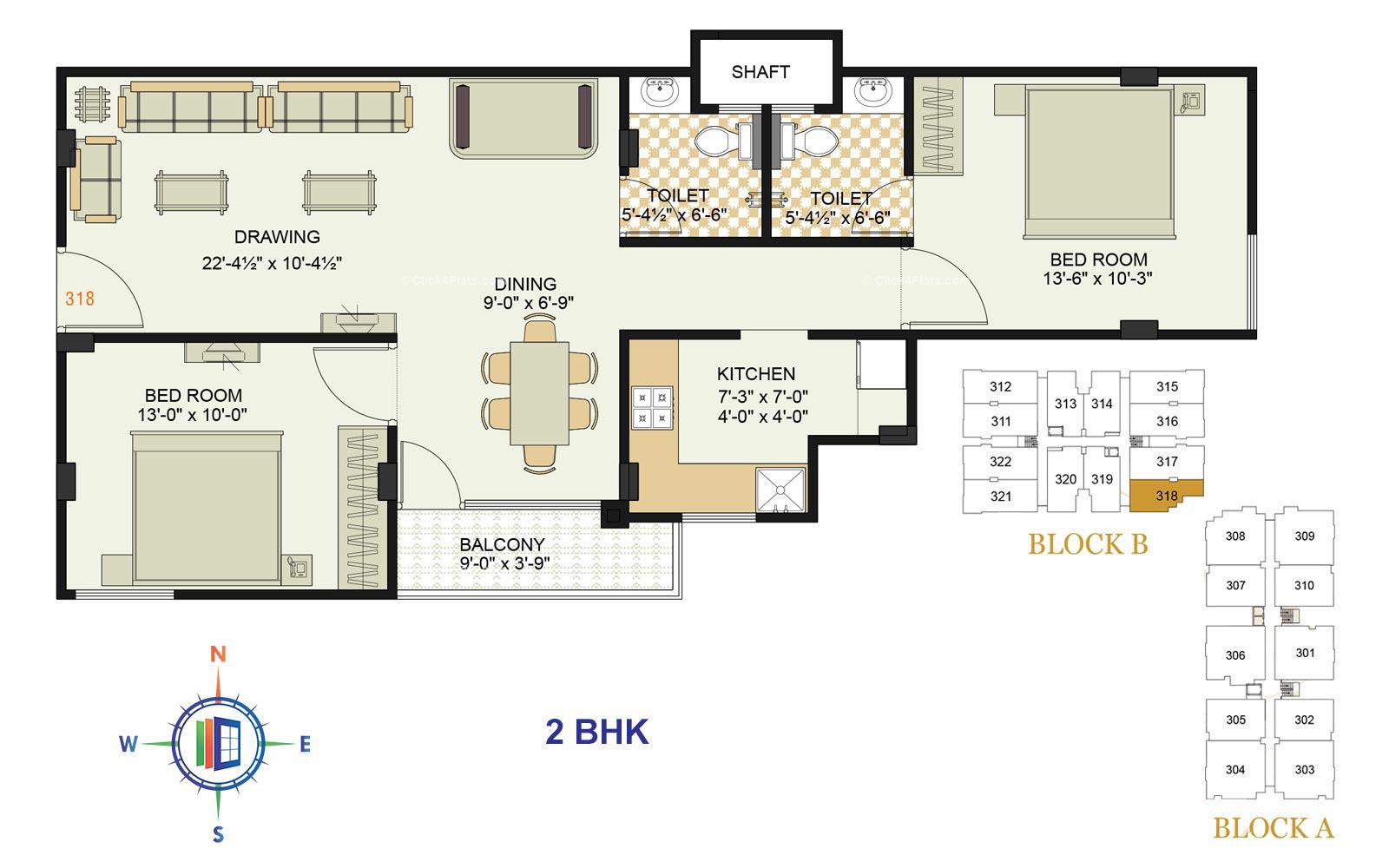 Royale Platinum 2 BHK 