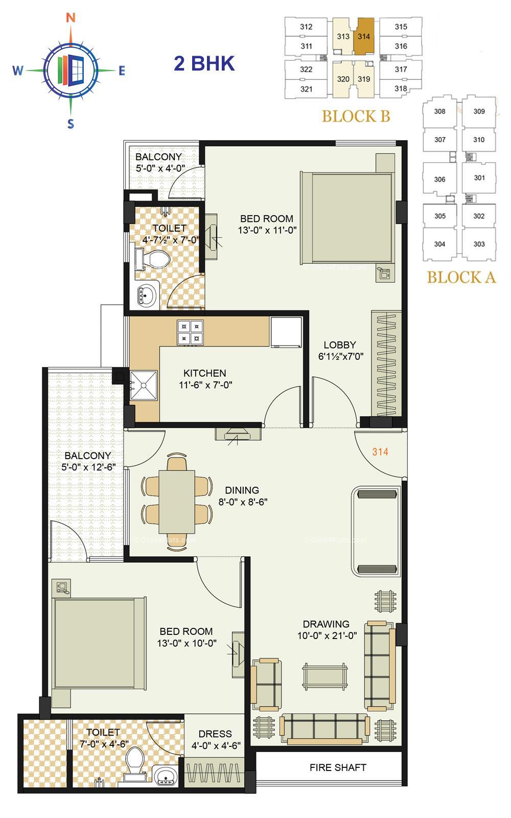 Royale Platinum 2 BHK 