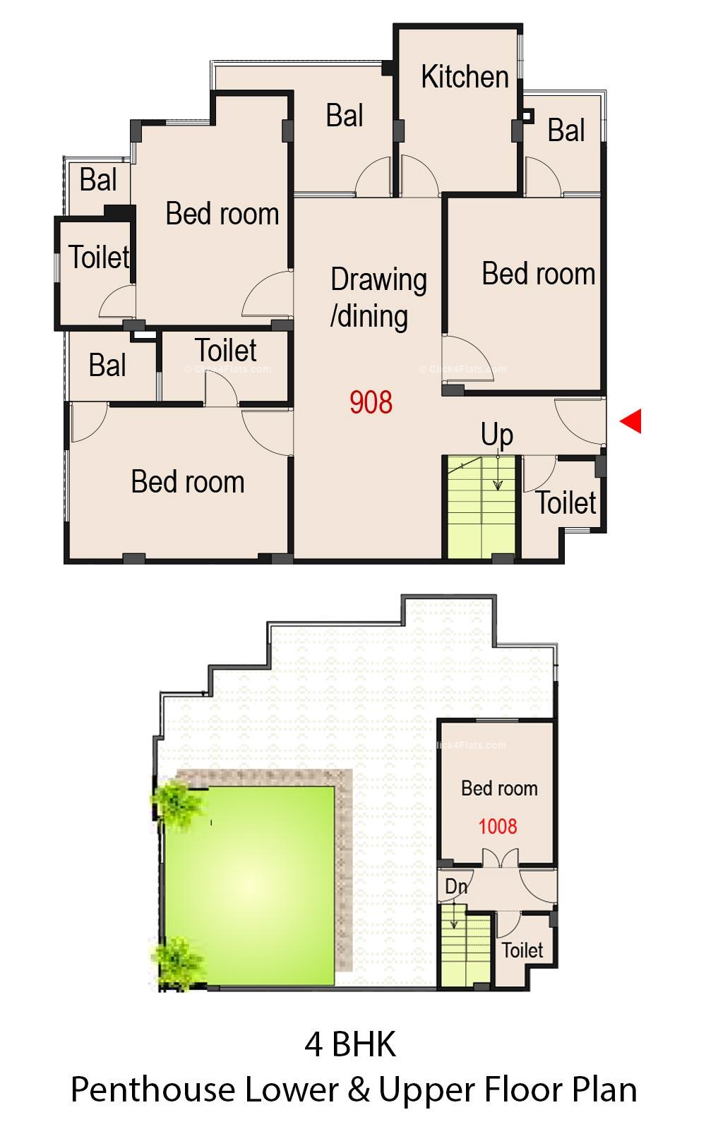 Royale Platinum 3 BHK 