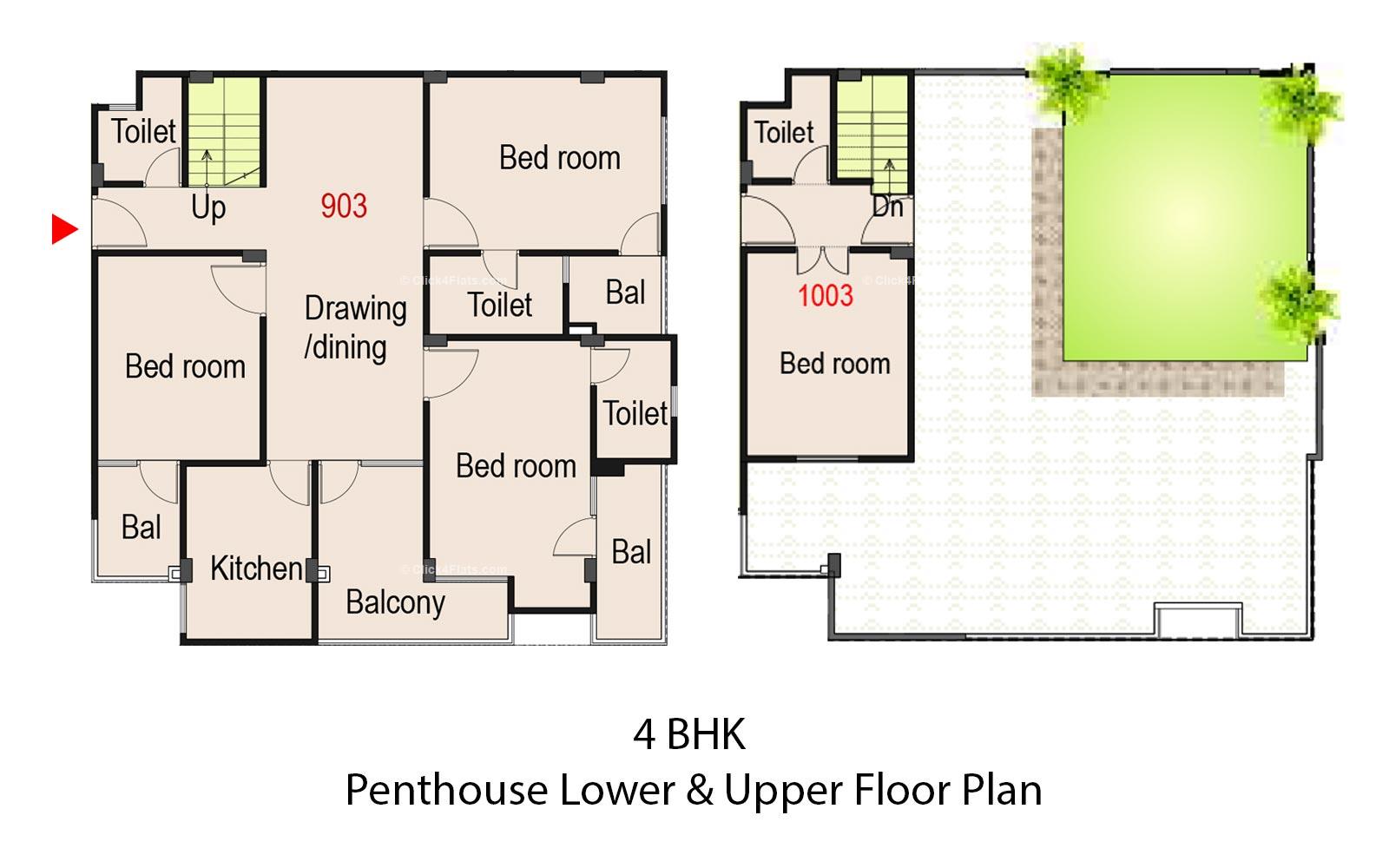 Royale Platinum 3 BHK 