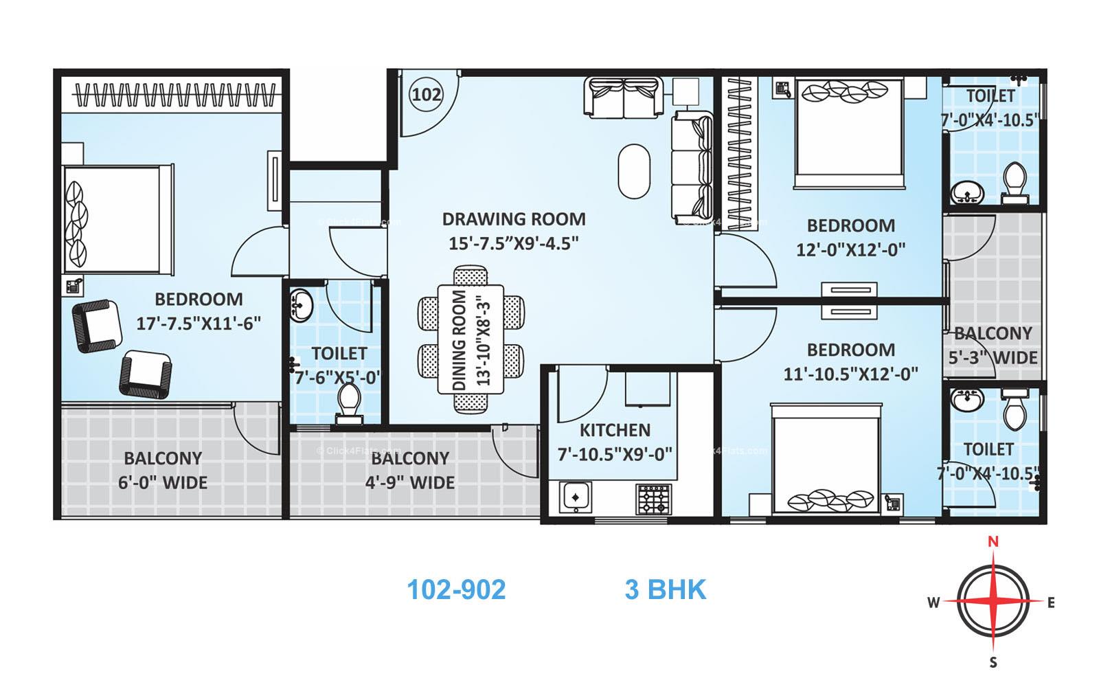 SNG Shivangan 3 BHK 