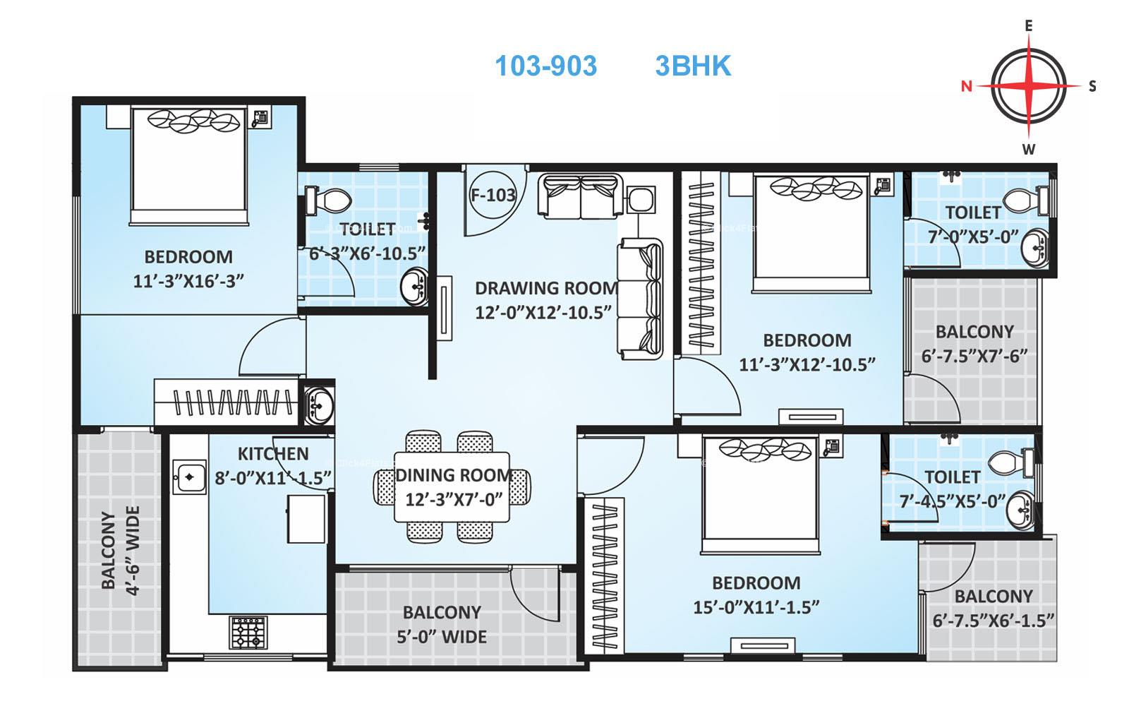 SNG Shivangan 3 BHK 