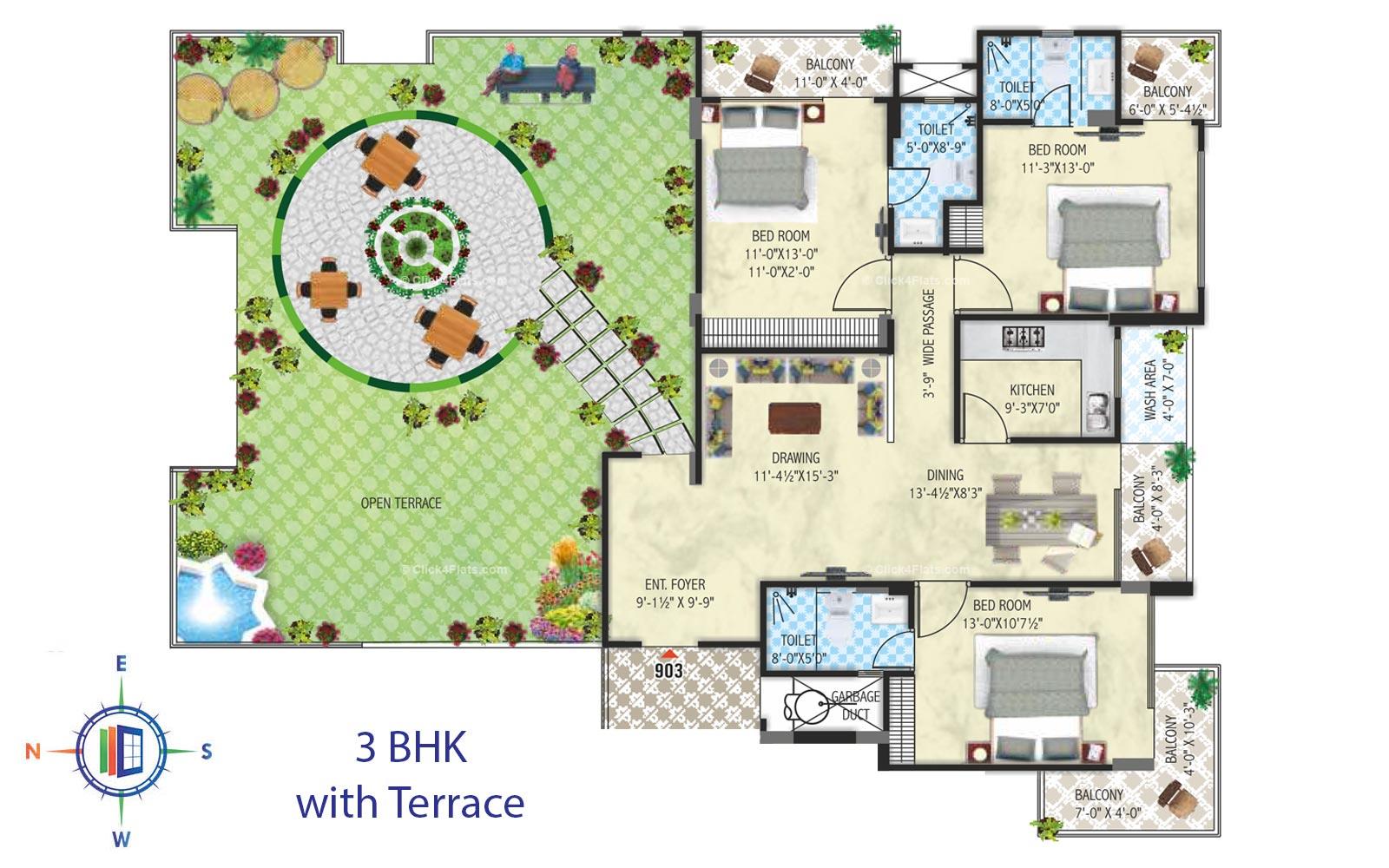 SDC Portico 3 BHK 