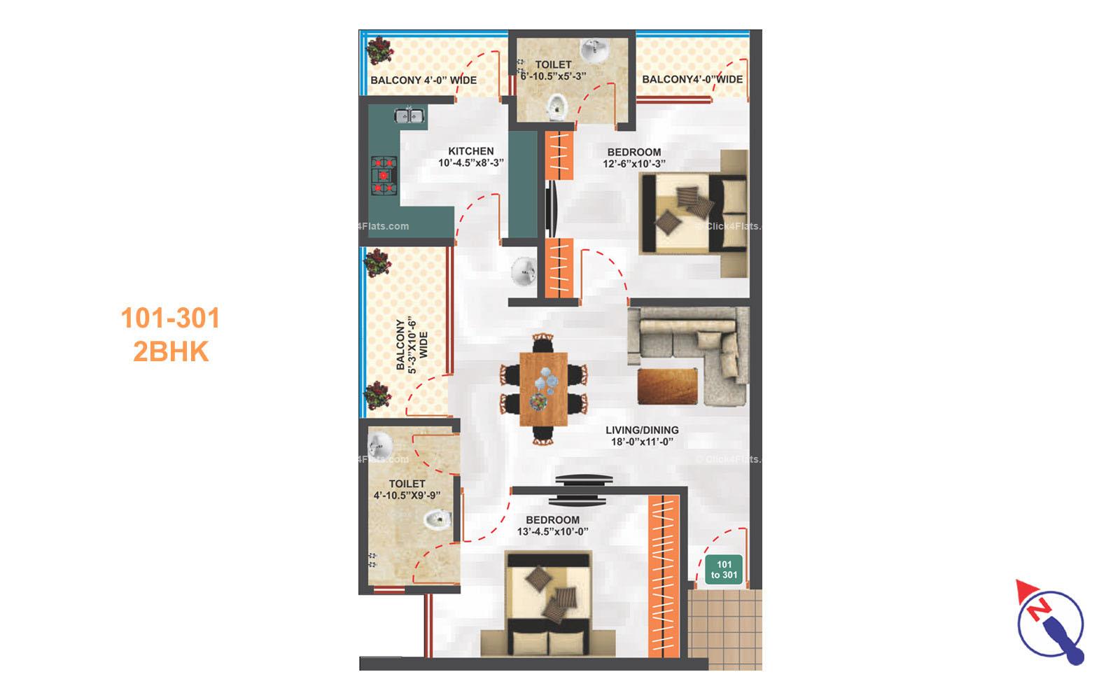 SNG Samriddhi 2 BHK 