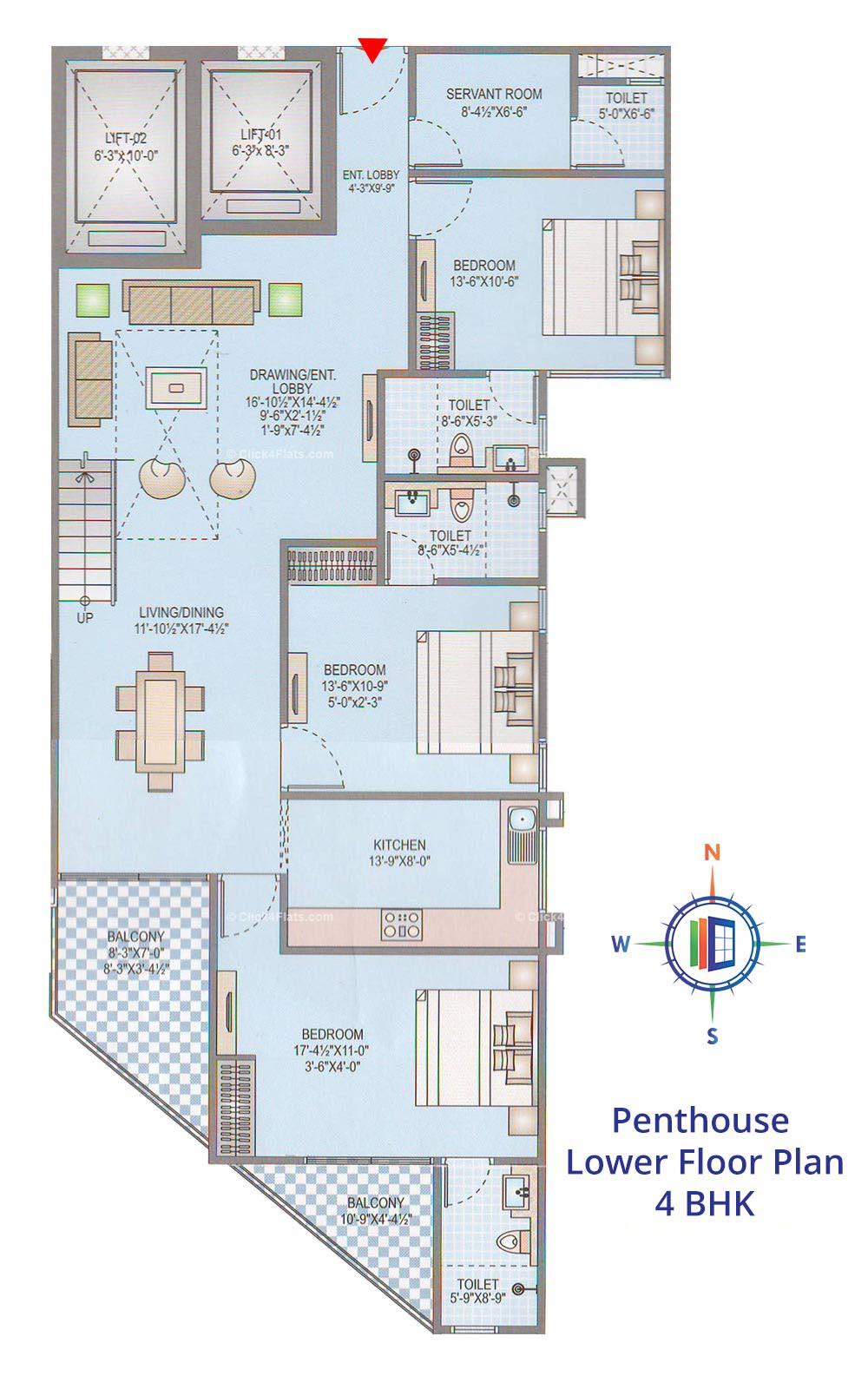 Shivgyan Casa Prime 4 BHK 