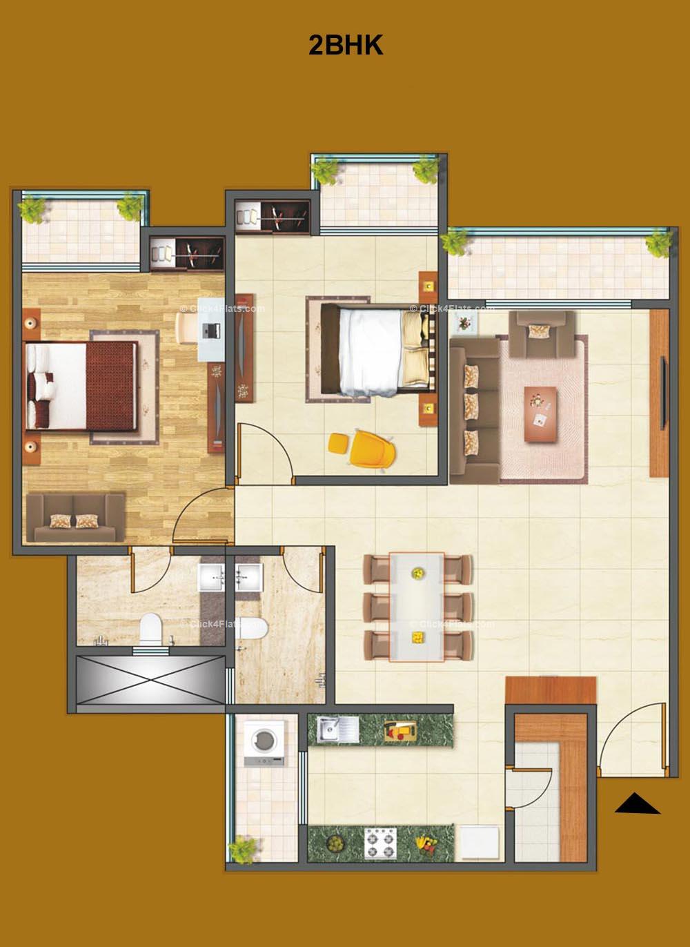 Shivraj Residency 2 BHK 