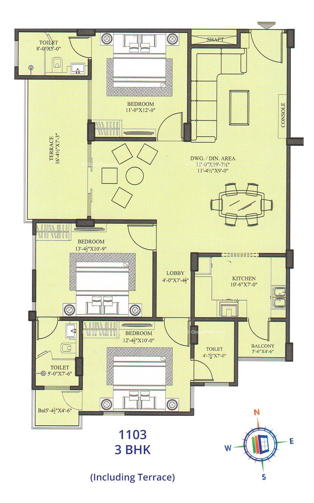 UDB Skyway 1 3 BHK 