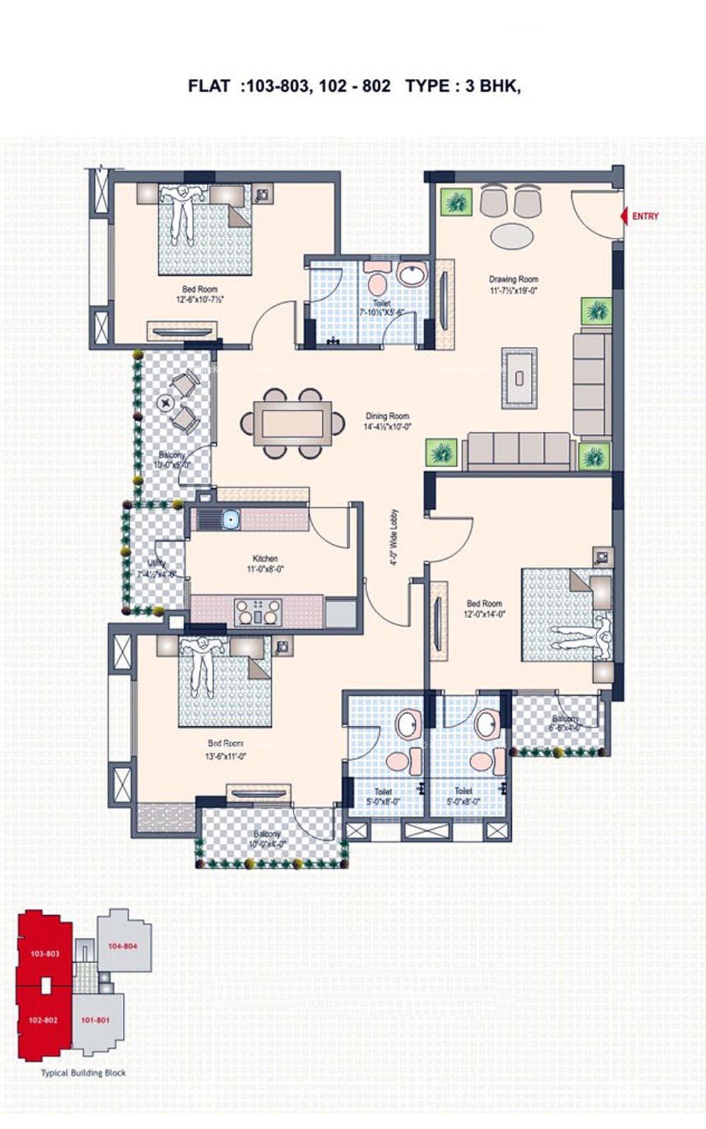 Silver Spring 3 BHK 