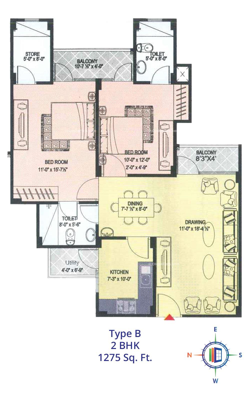 Sunny Square 2 BHK 