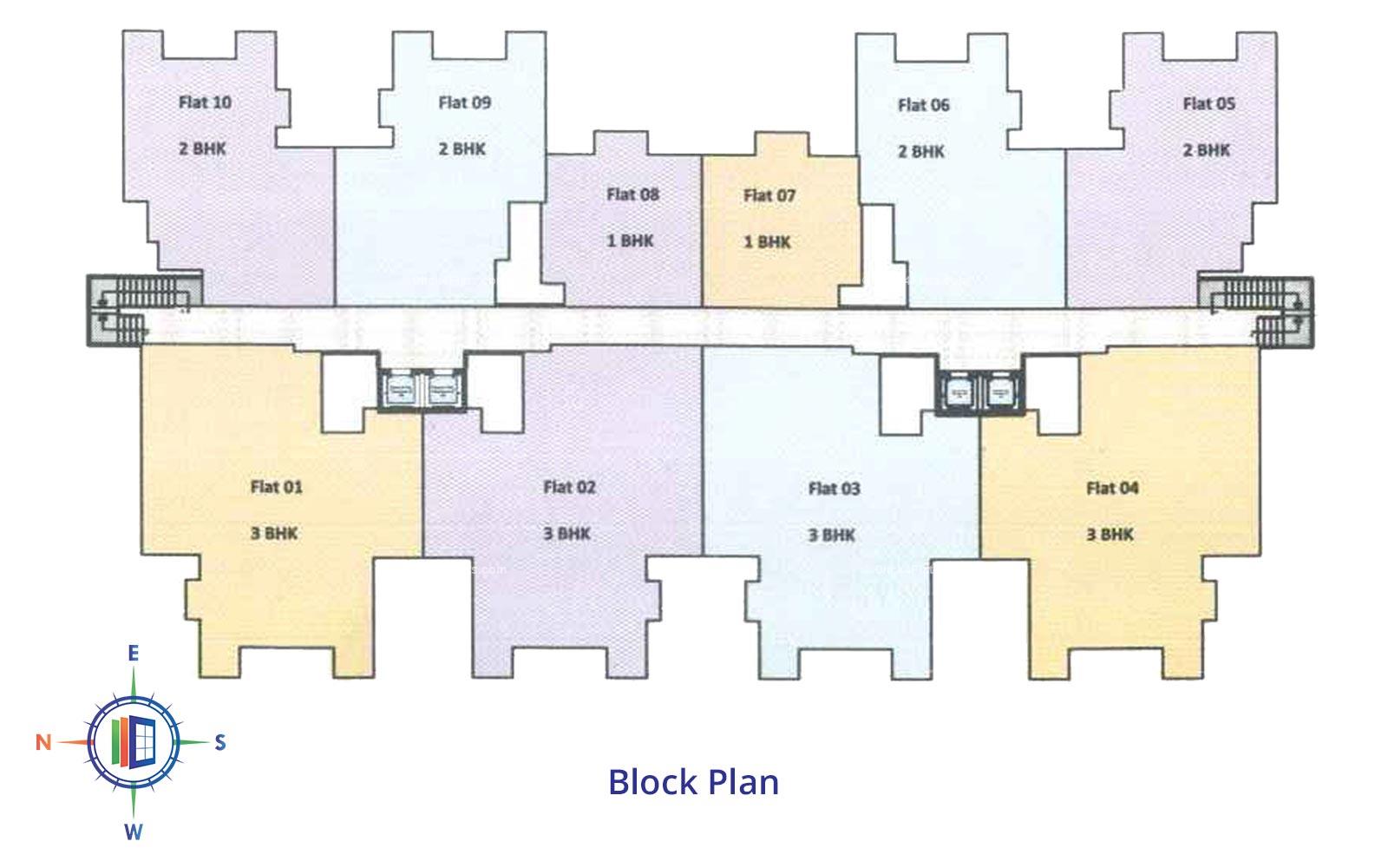 Sunny Square Block Plan