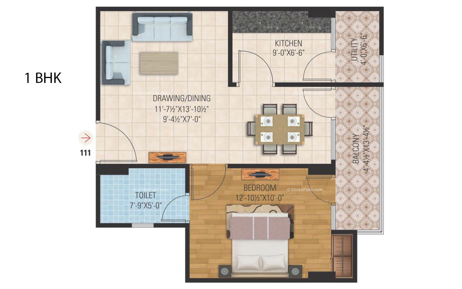 Sunshine Prime 1 BHK 