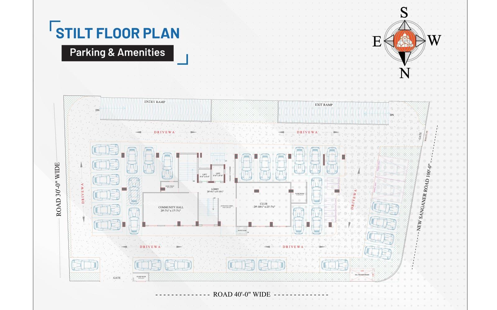 Suraj Heights Stilt Floor Plan