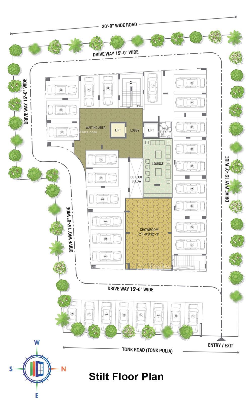 Suvaas Vijay Bagh Stilt Floor Plan