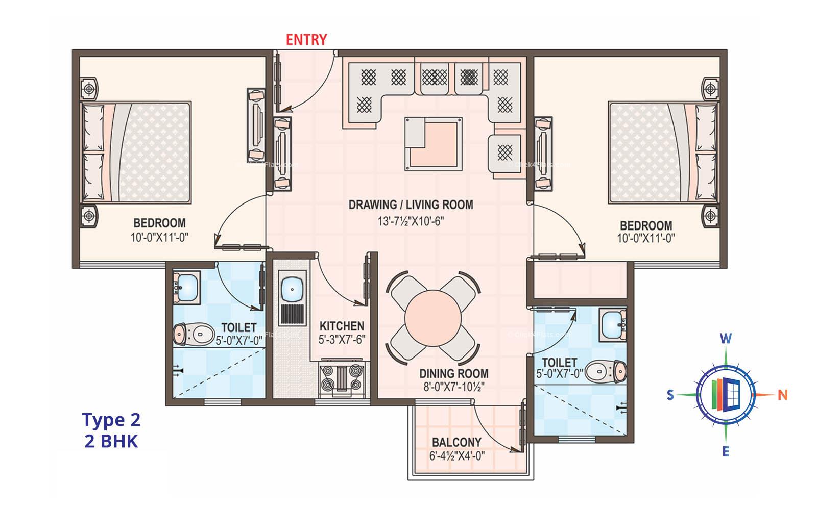 Manglam Tarang A 2 BHK 