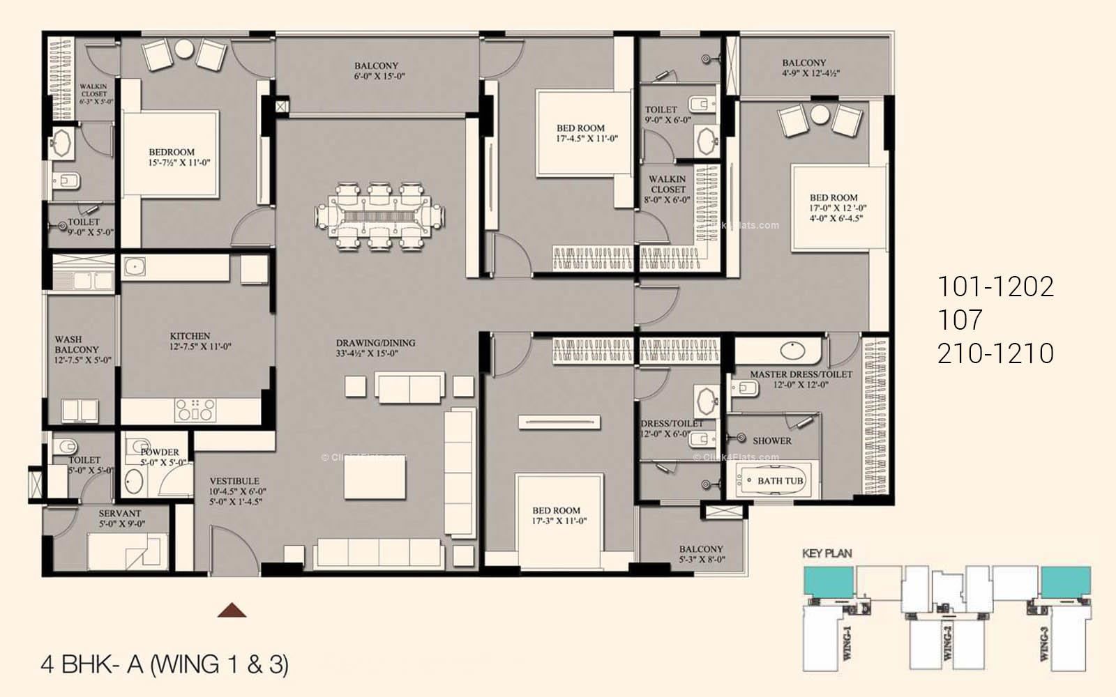 The Crest First Stone 4 BHK 