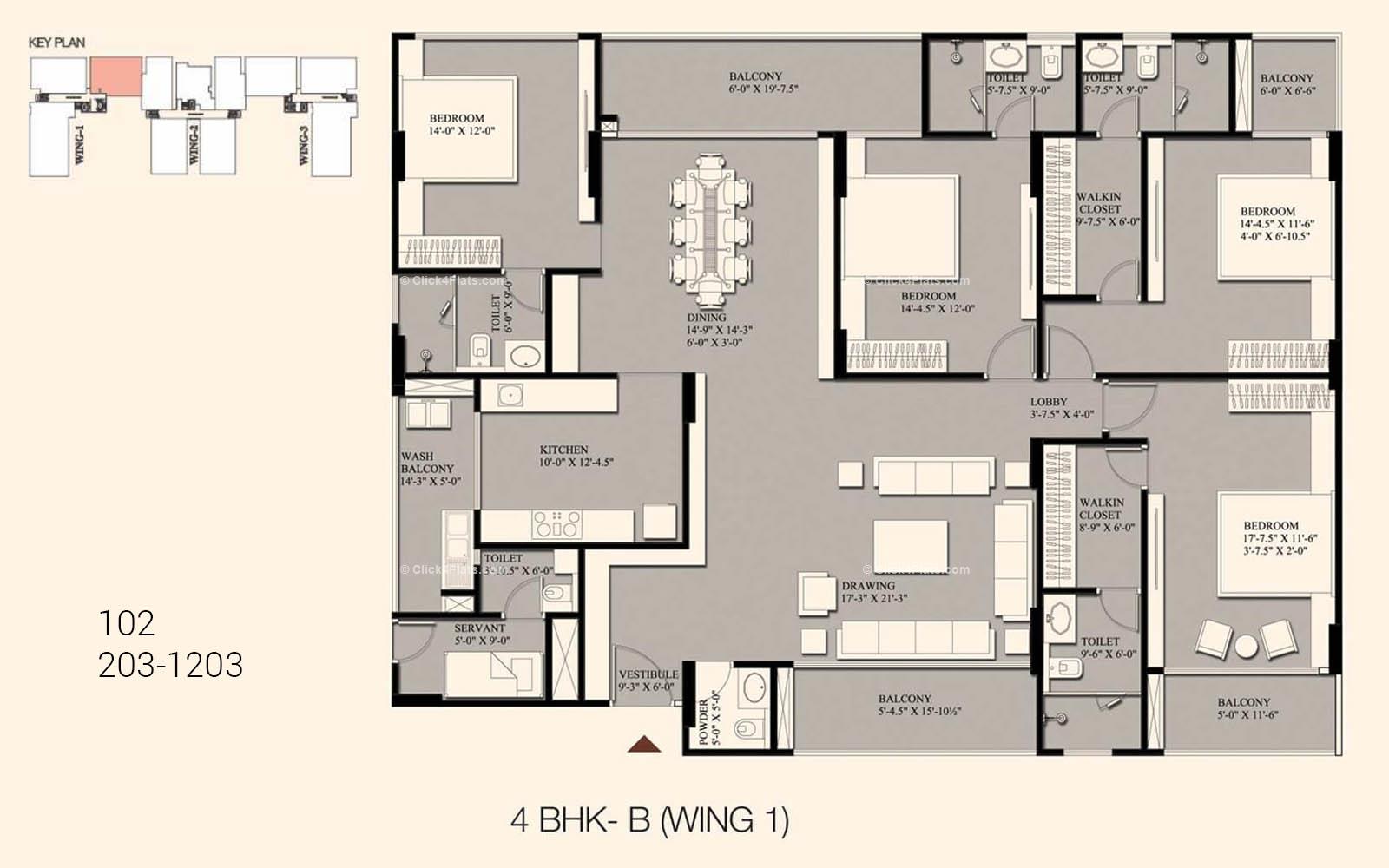 The Crest First Stone 4 BHK 