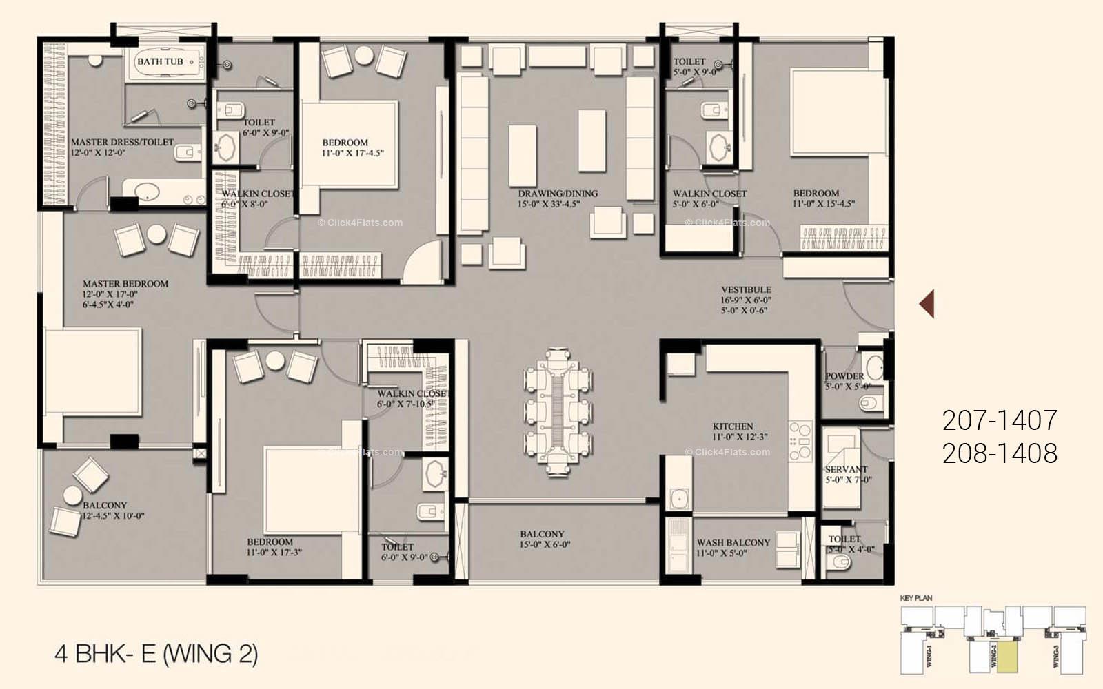 The Crest First Stone 4 BHK 