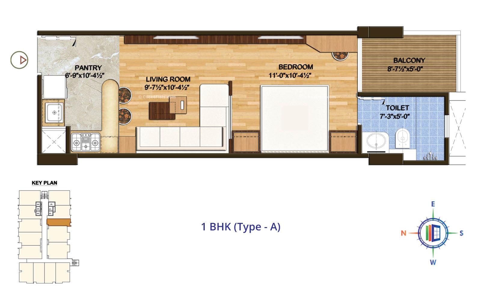 The Rise 1 BHK 