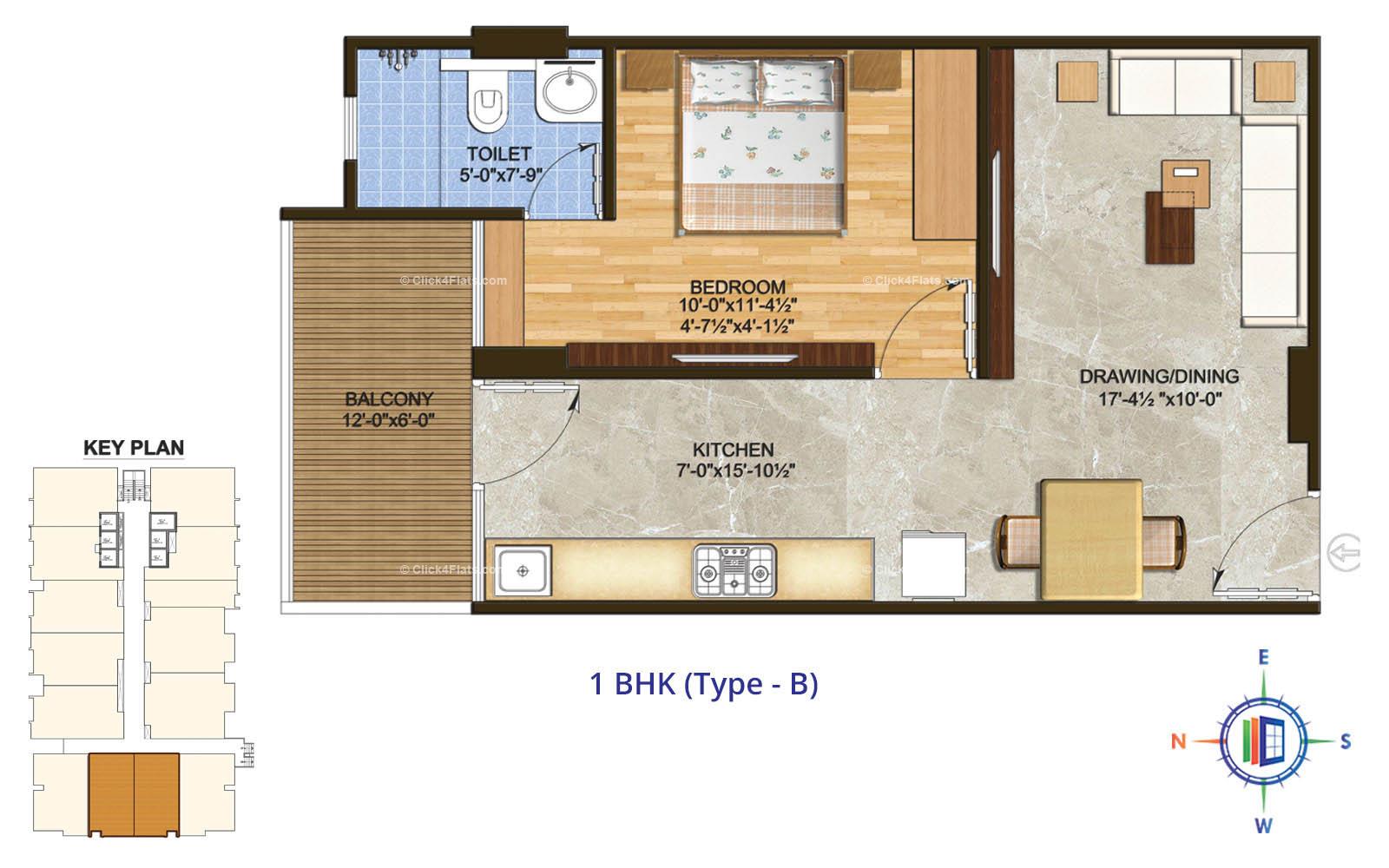 The Rise 1 BHK 