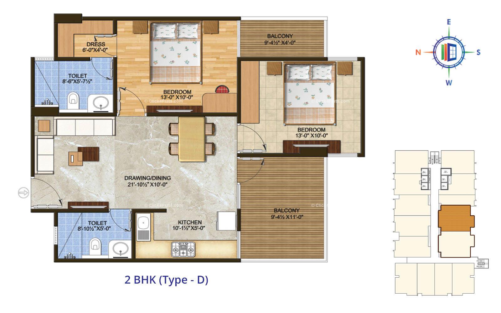 The Rise 2 BHK 