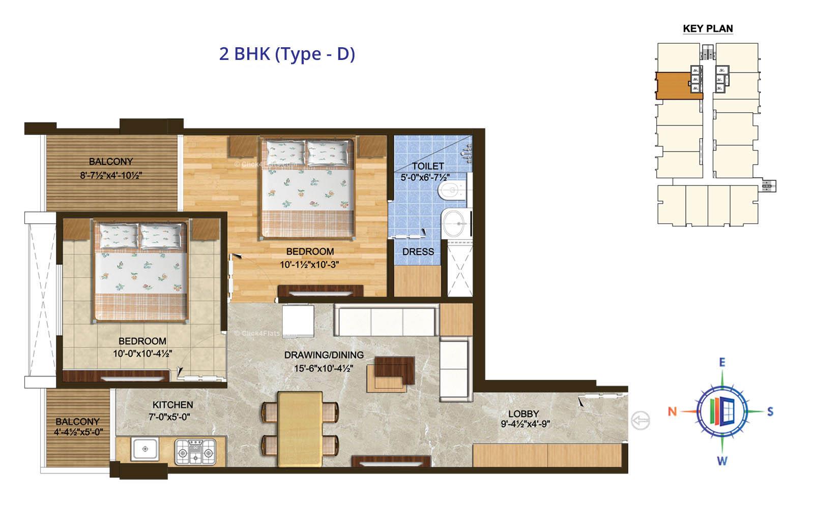 The Rise 2 BHK 