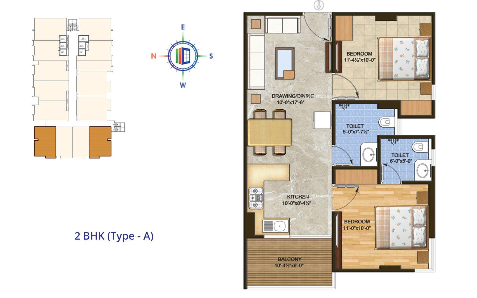 The Rise 2 BHK 