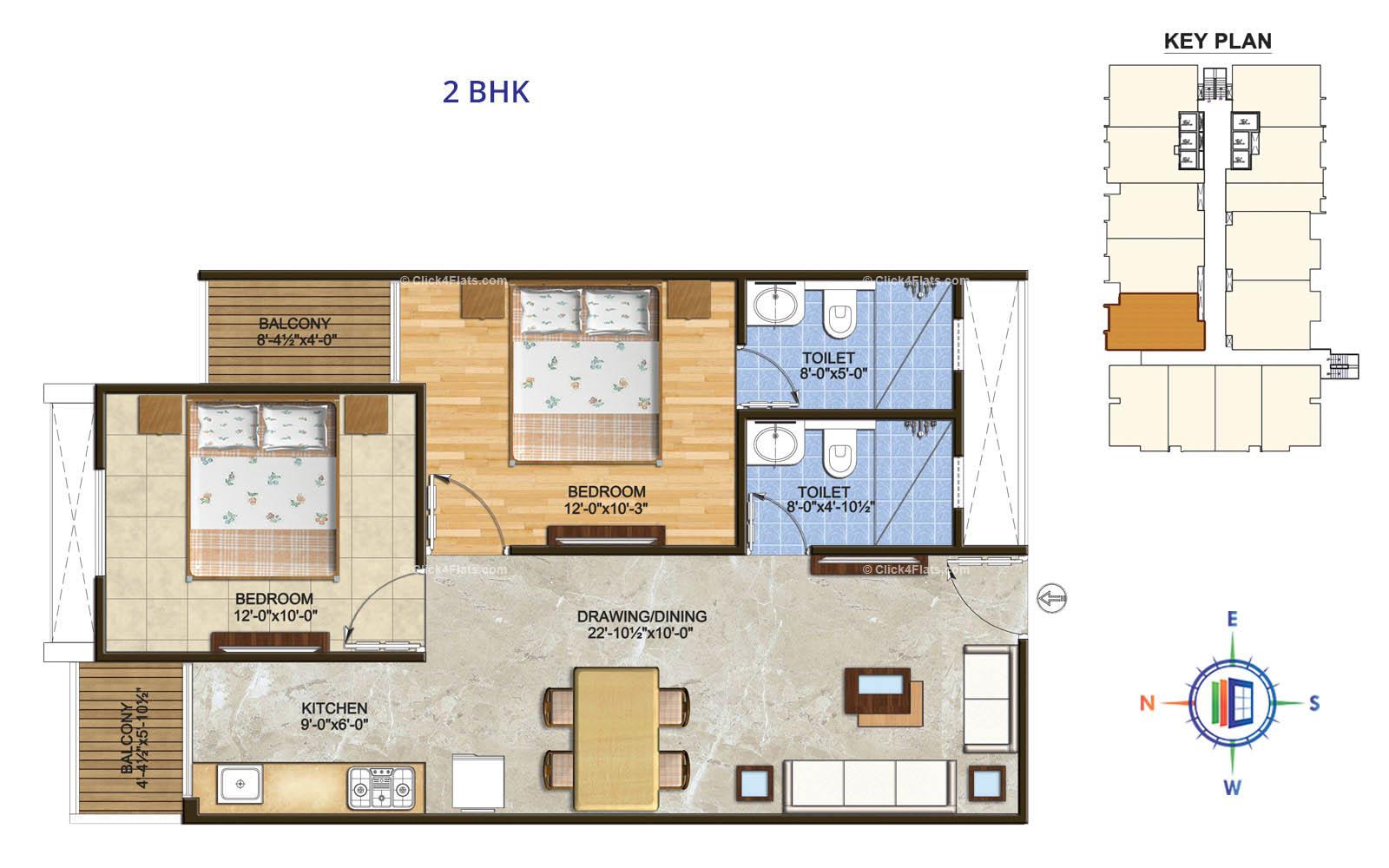 The Rise 2 BHK 