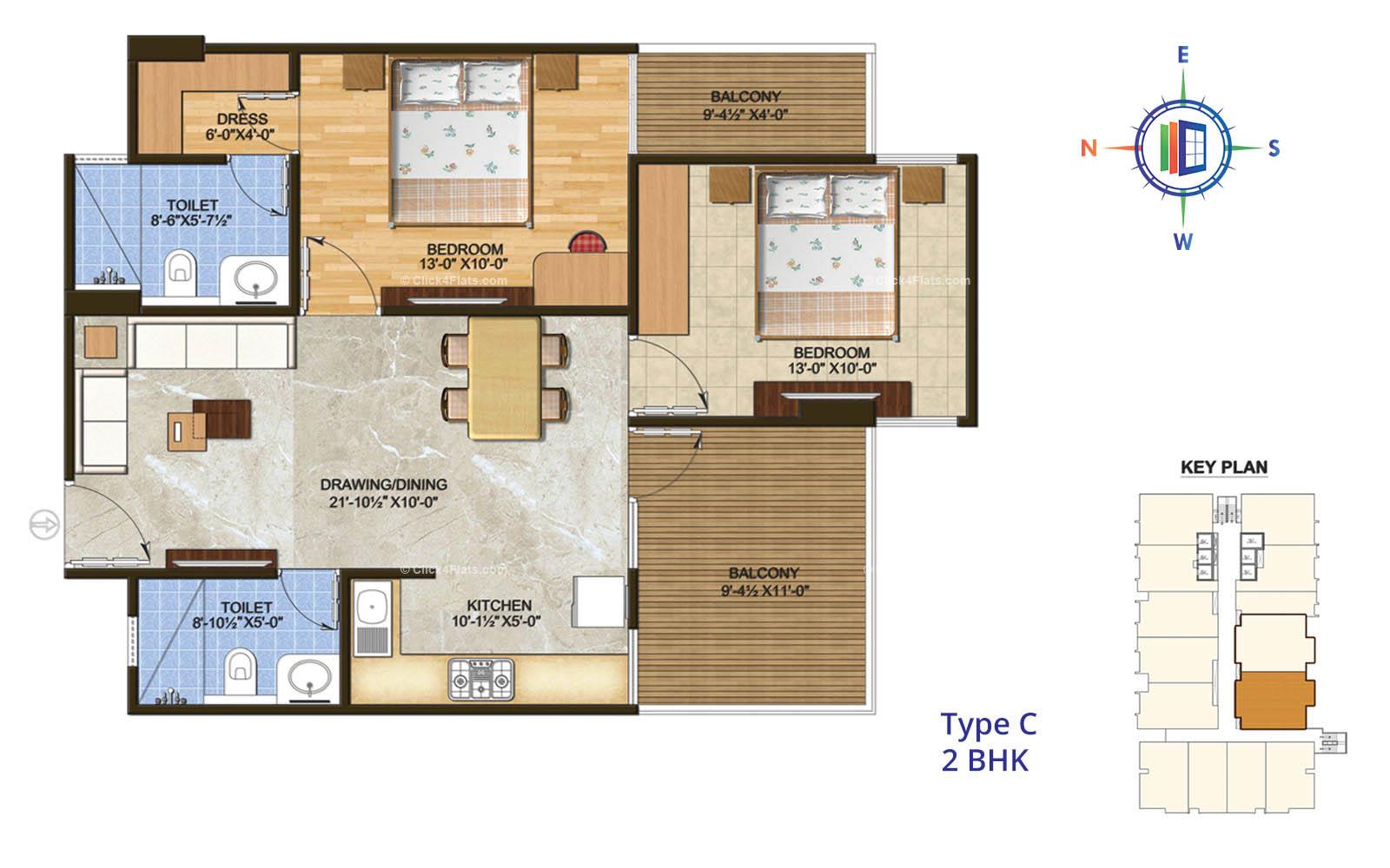 The Rise 2 BHK 