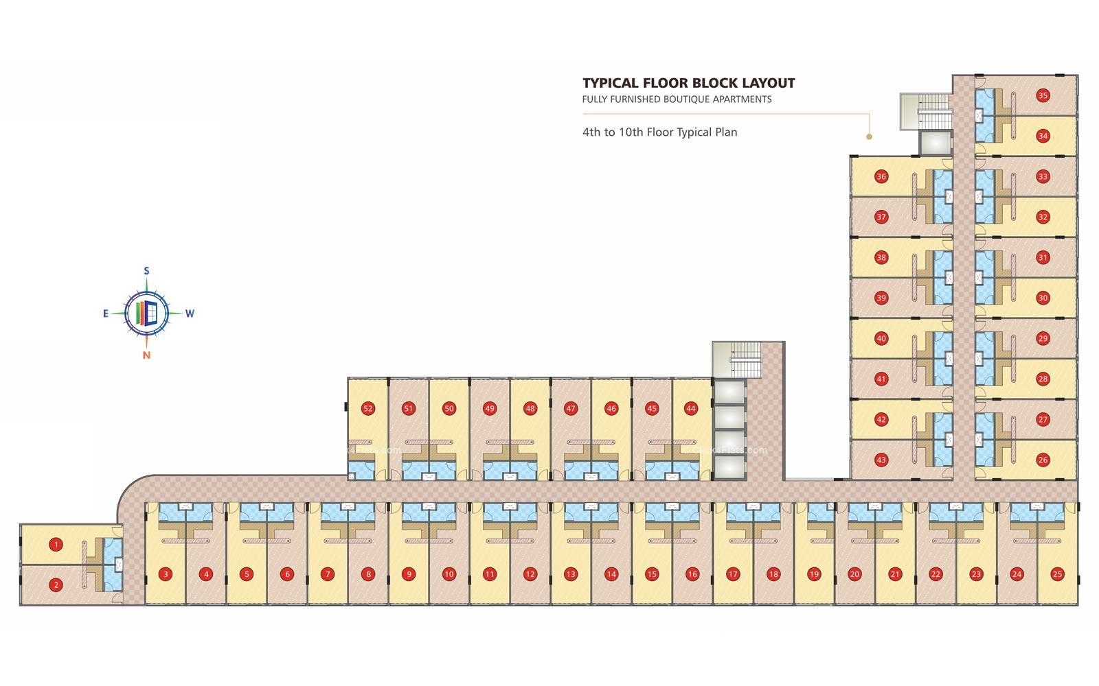 The Grand Anukampa Typical Floor Plan