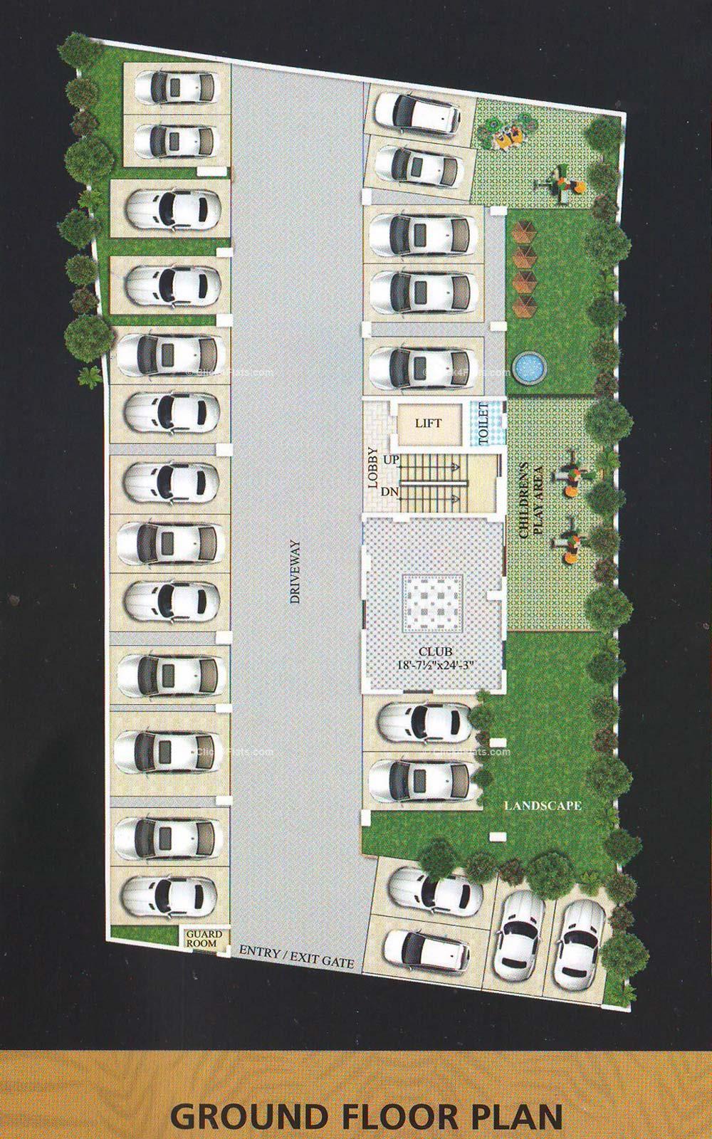 The Palm Ground Floor Plan