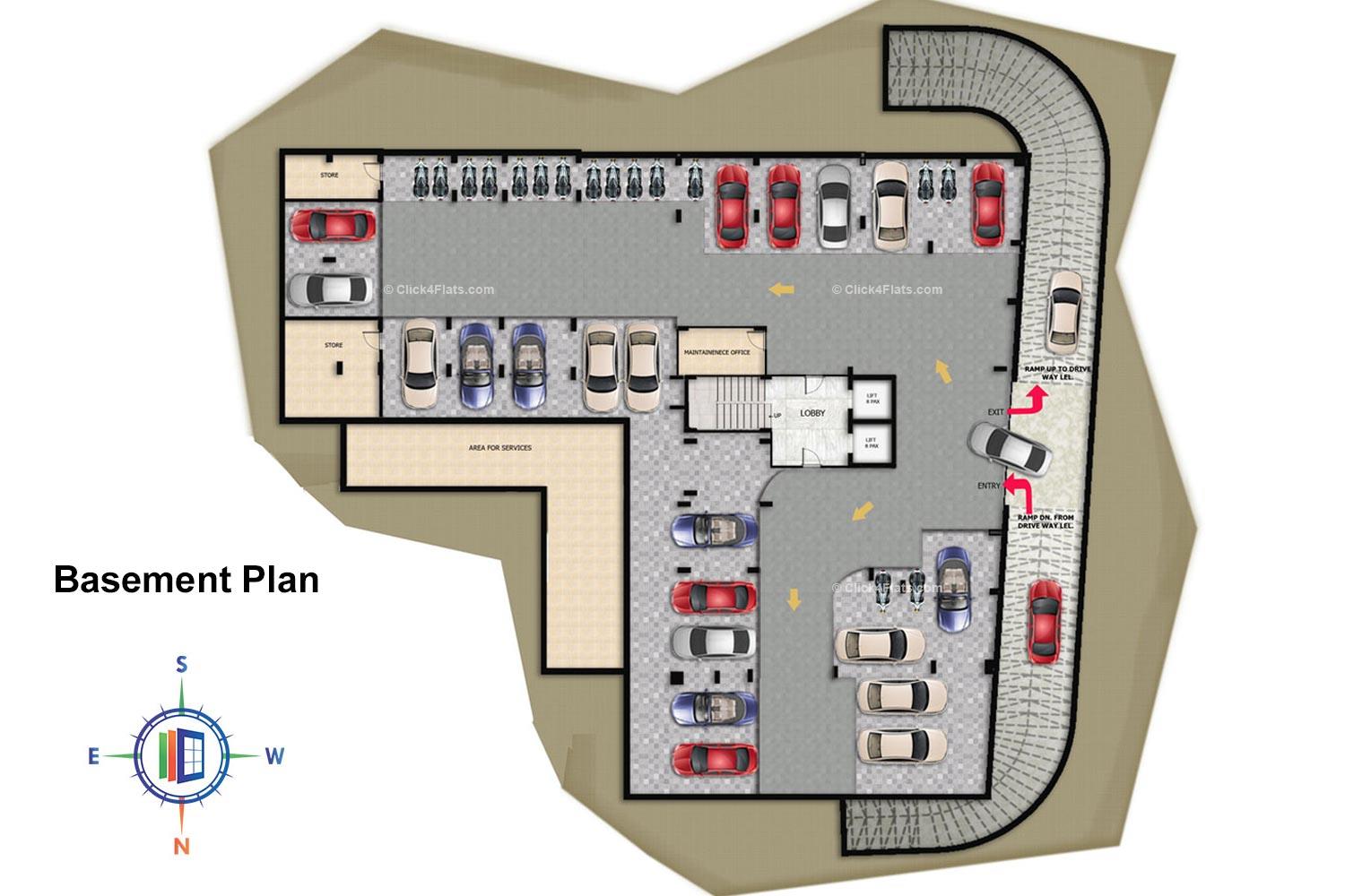 The Oasis Basement Plan