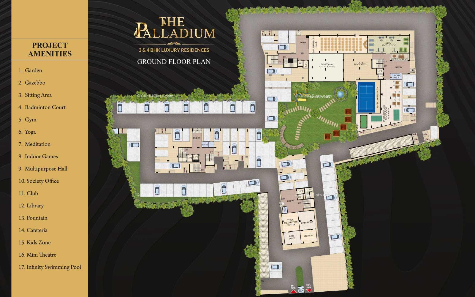 The Palladium Ground Floor Plan