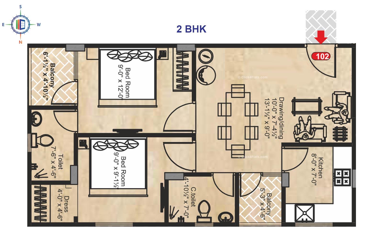 UDB Rakshak 2 BHK 