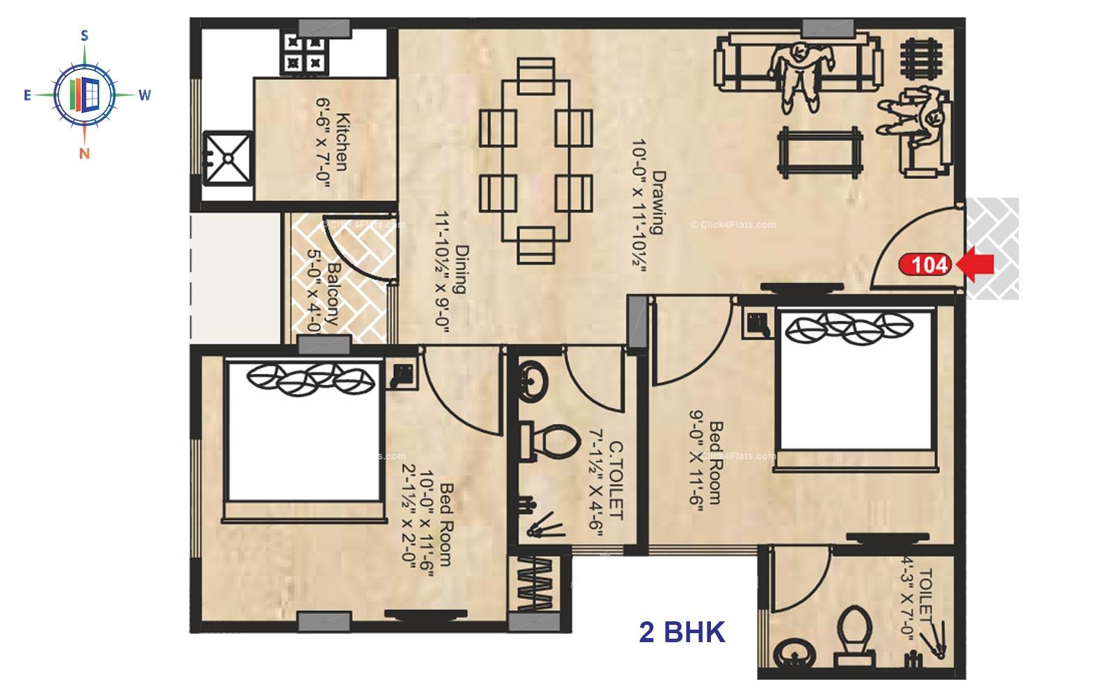 UDB Rakshak 2 BHK 