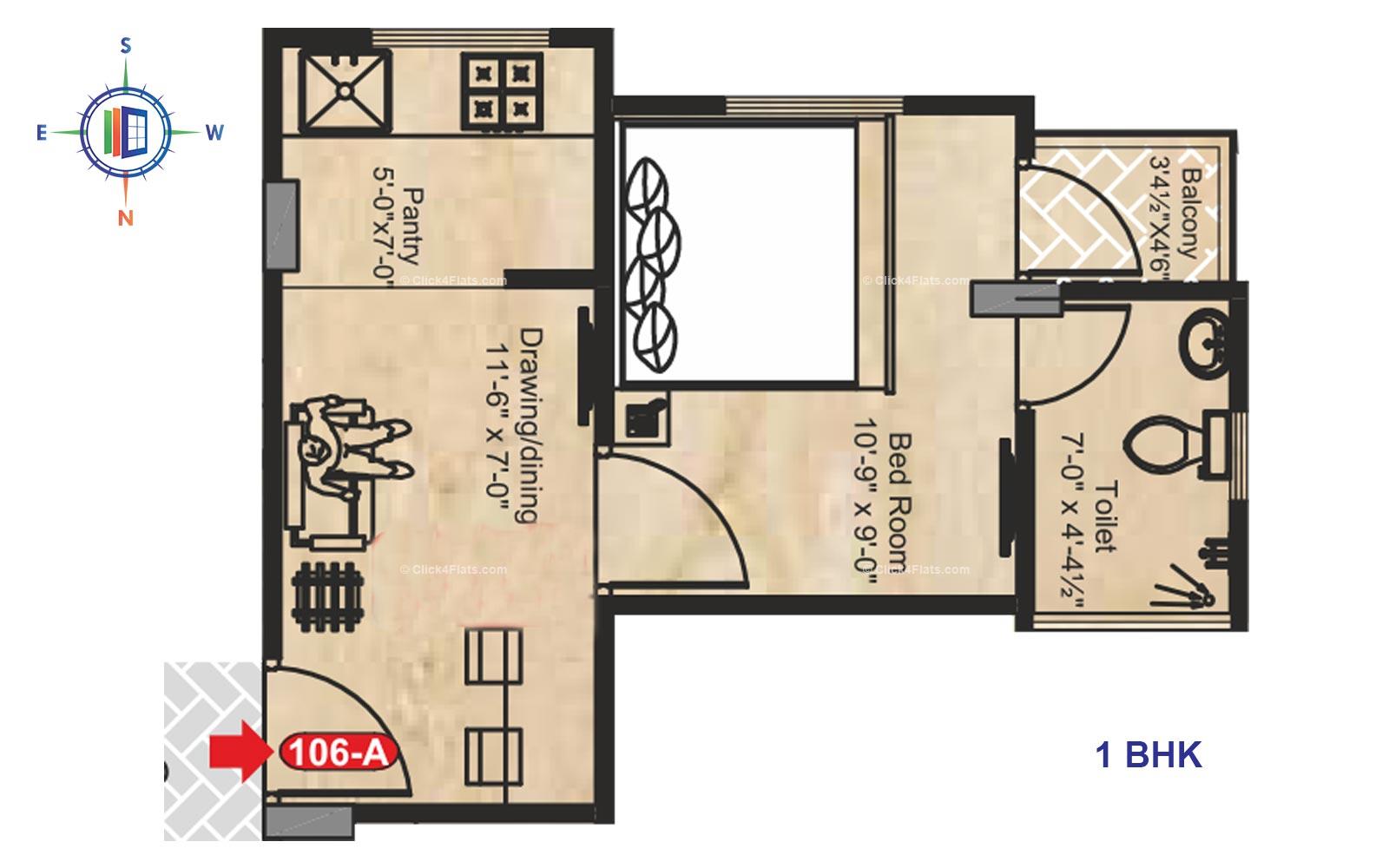 UDB Rakshak 1 BHK 