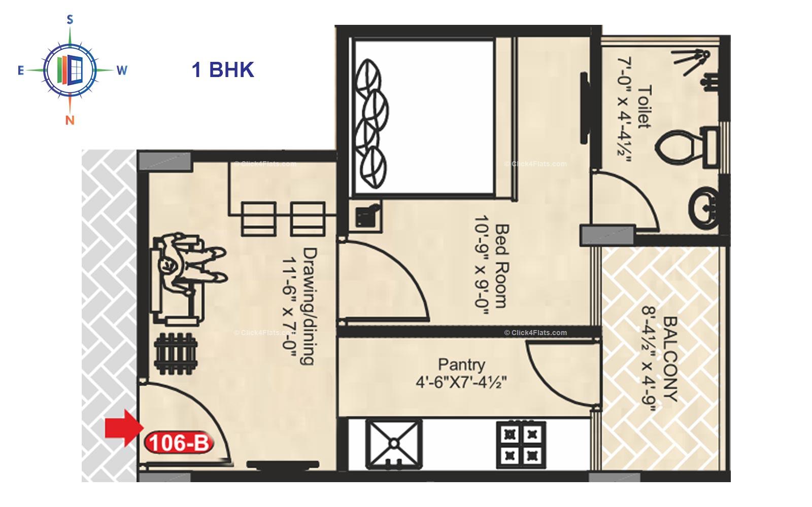 UDB Rakshak 1 BHK 