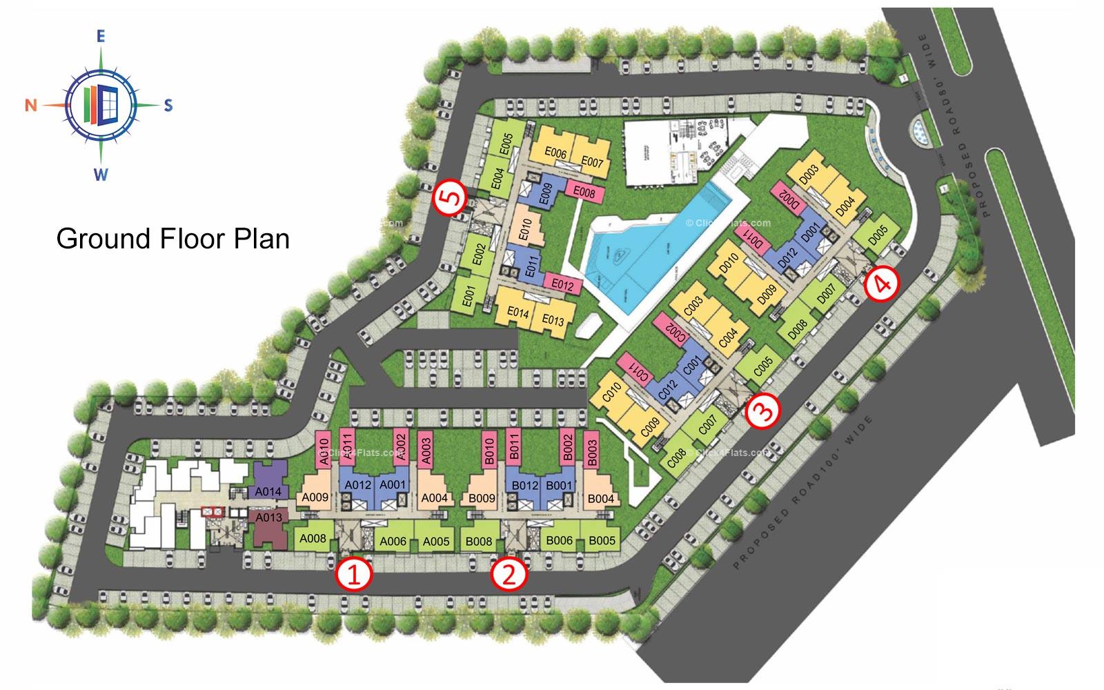 Unique Mantra 1 Ground Floor Plan