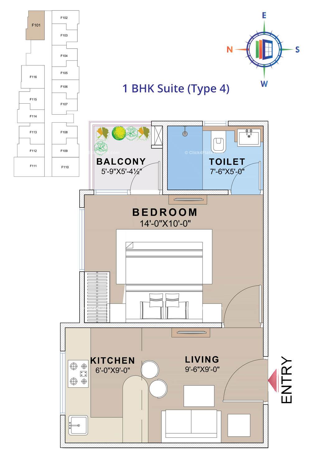 Unique Vidyadeep 1 BHK 