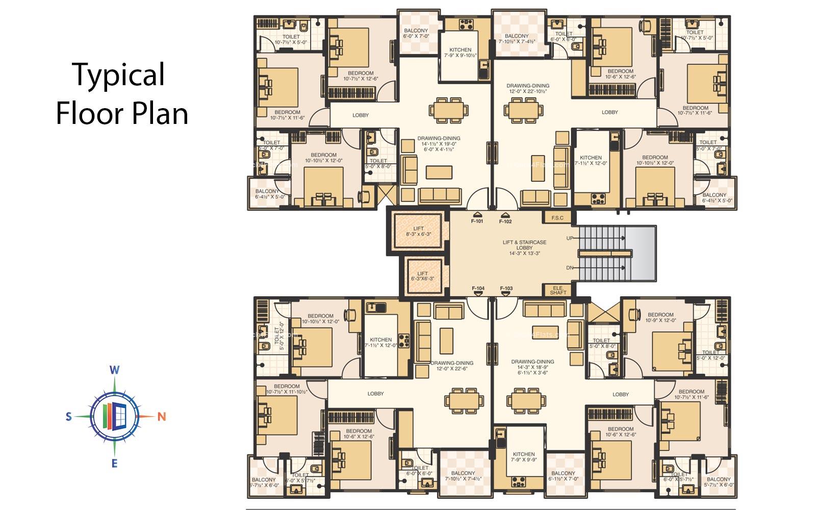 Verve Typical Floor Plan