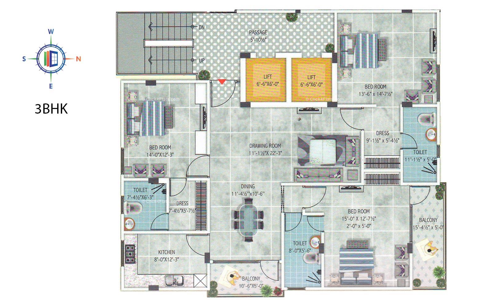 Vishwaas 24 3 BHK 