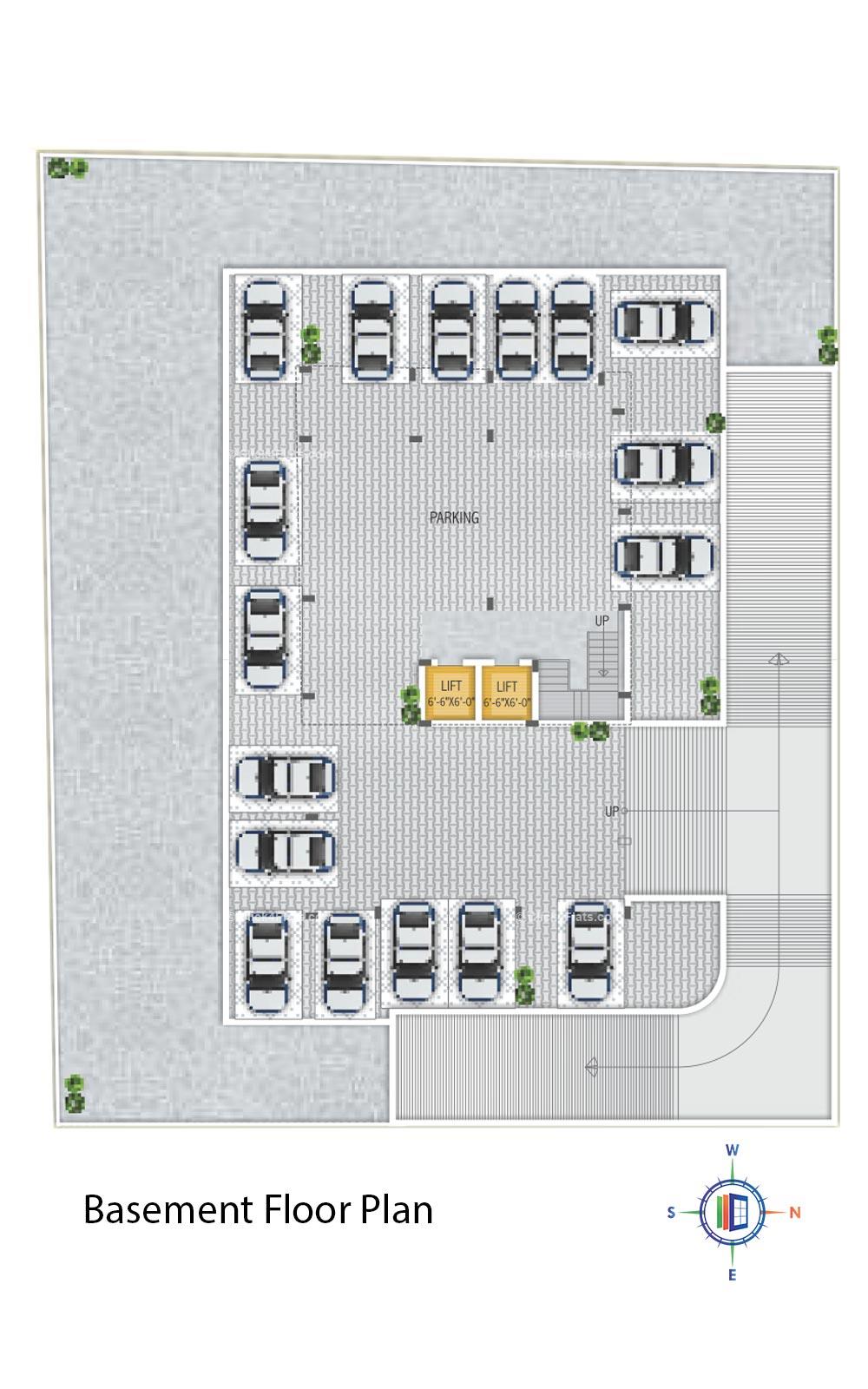 Vishwaas 24 Basement Floor Plan