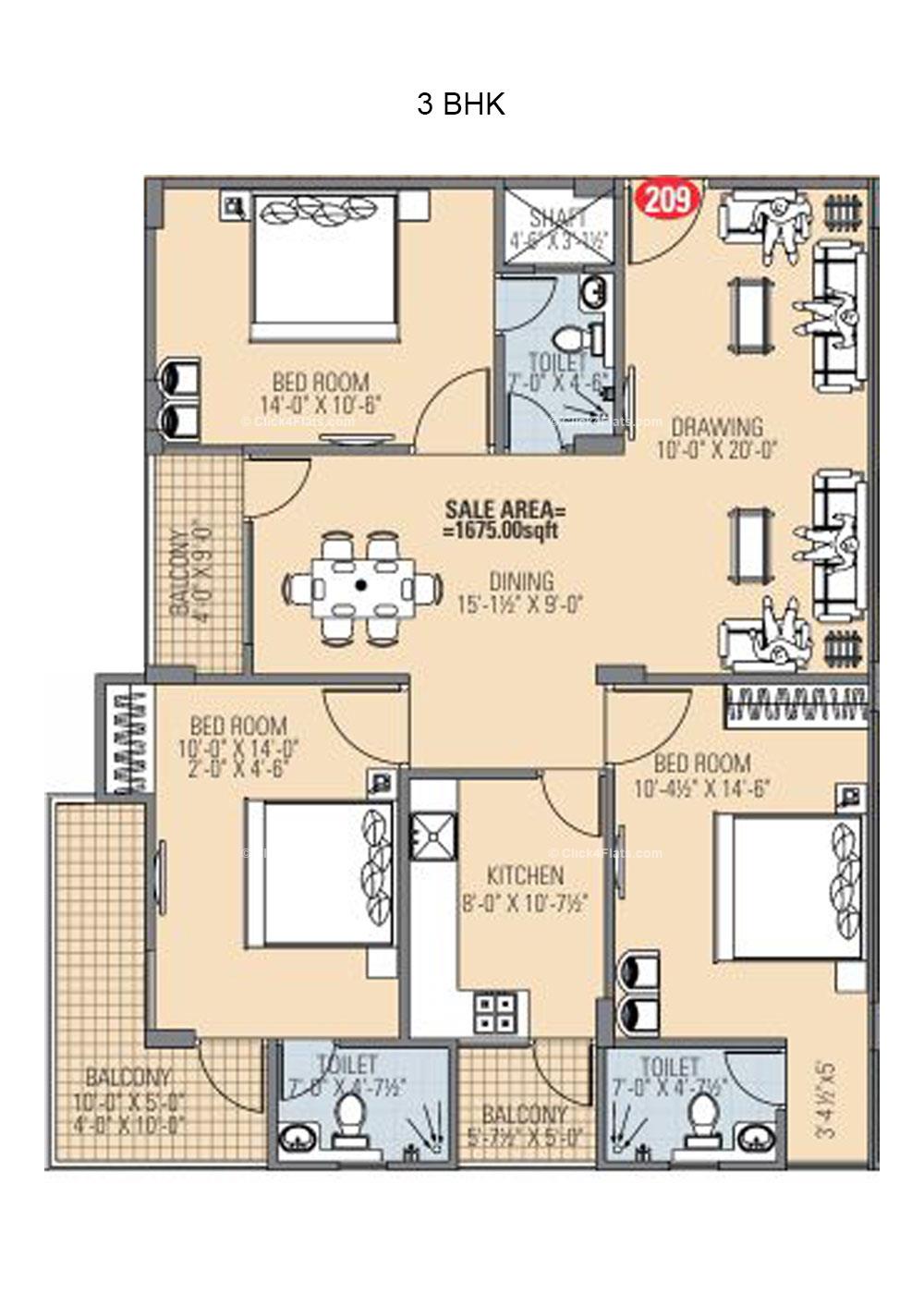 Vishwaas Aashiyana 3 BHK 