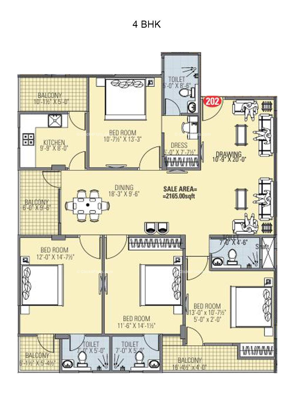 Vishwaas Aashiyana 4 BHK 