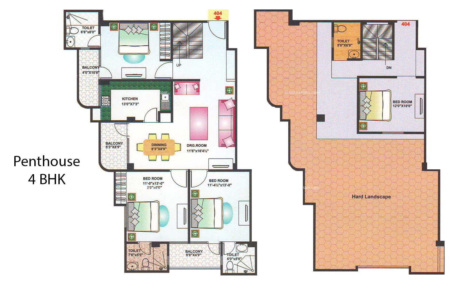 Yuvraj Apartments 4 BHK 