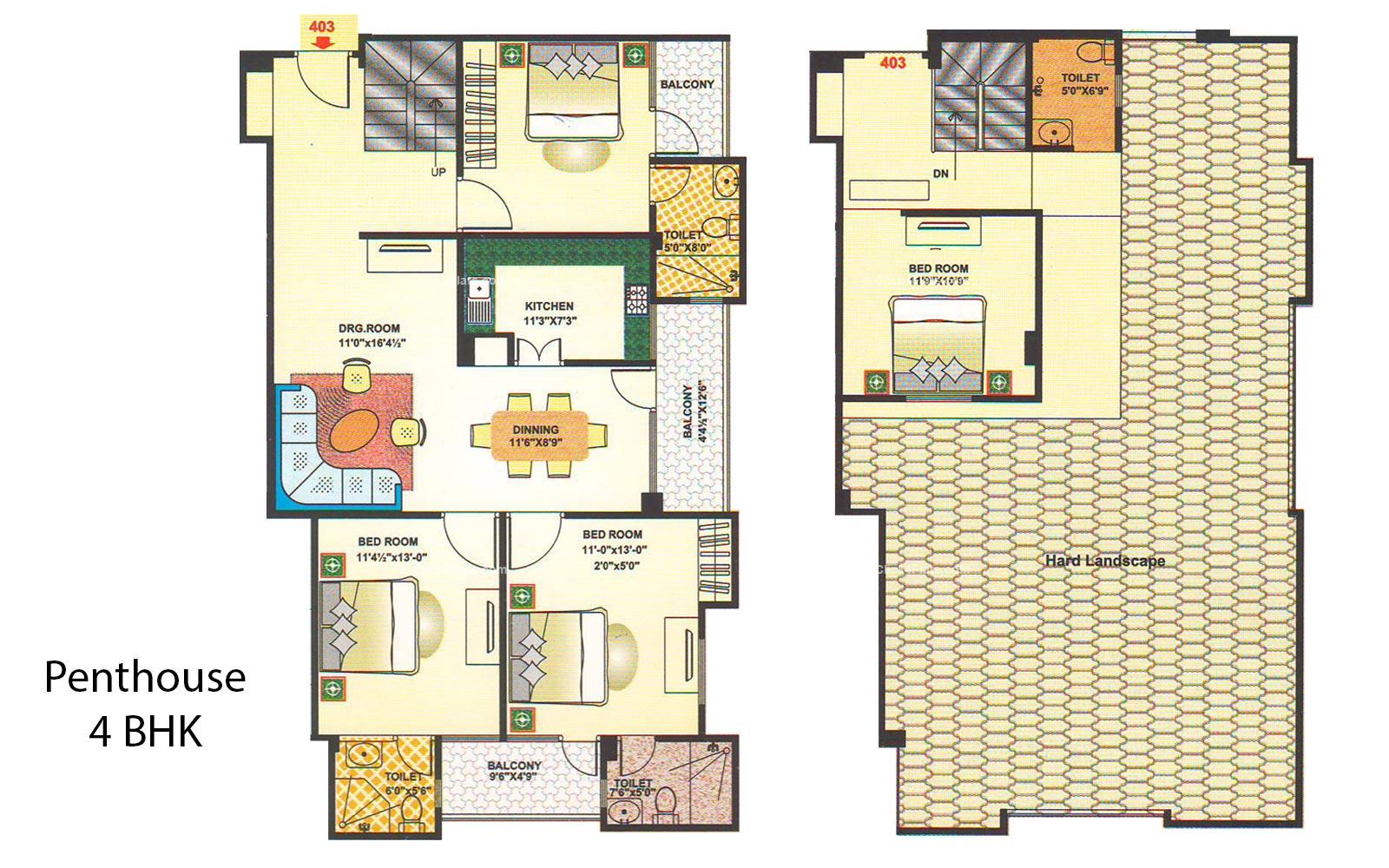 Yuvraj Apartments 4 BHK 